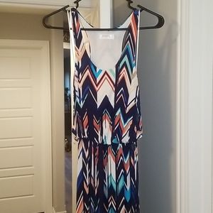 Chevron Maxi Dress